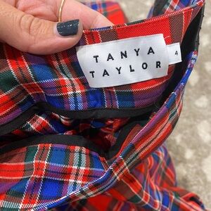 Tanya Taylor tartan pants